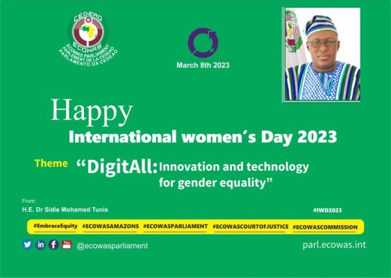INTERNATIONAL WOMEN’S DAY 2023 Theme: DigitALL: Innovation and Technology for gender equality