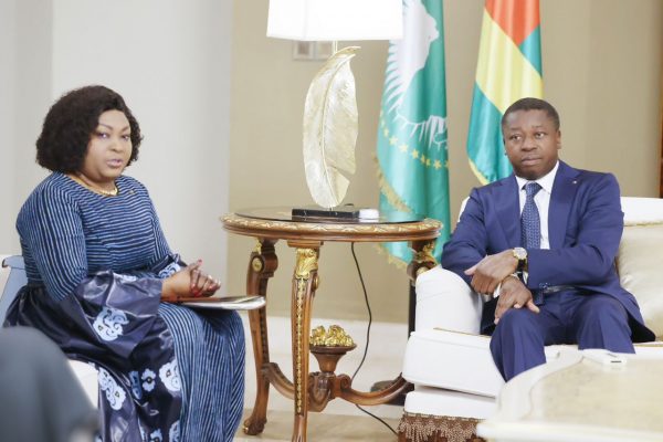 President Faure Gnassingbé receives the Speaker of the ECOWAS Parliament